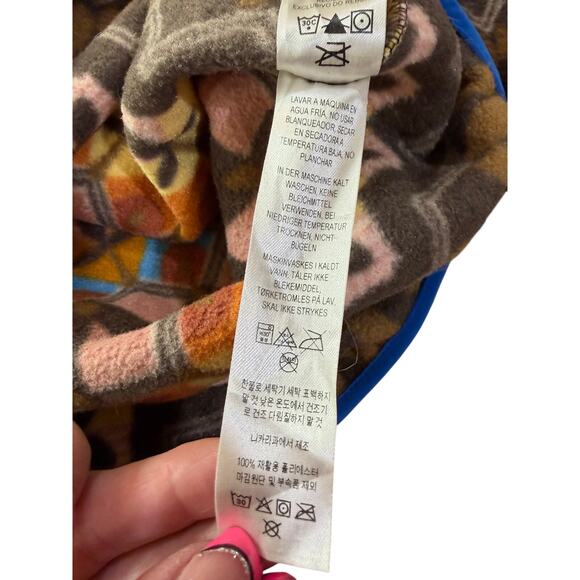 Patagonia Rare Synchilla Snap-T Fleece Jacket Geometric Aztec Anthos Pink Sz XS - Picture 13 of 16